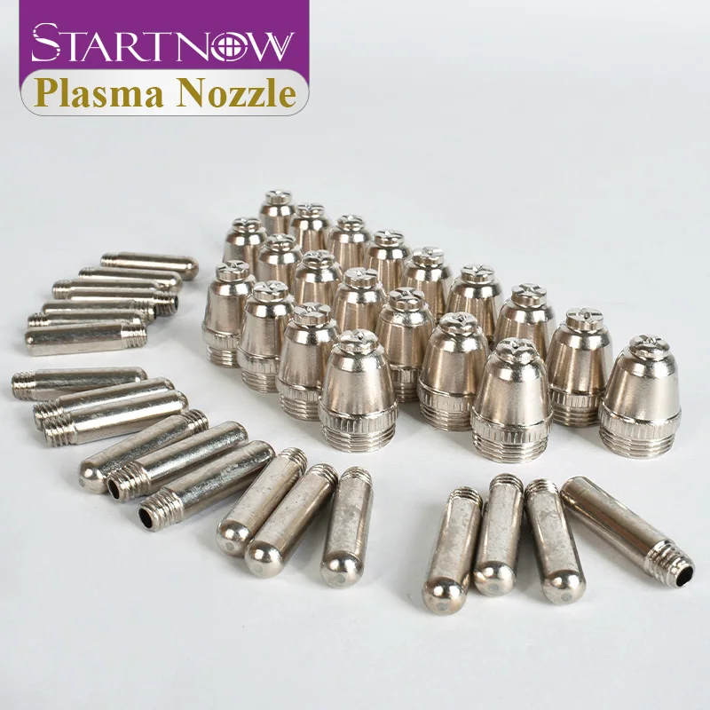 Startnow Plasma AG60 Nozzle Electrode Consumables 20Sets/Lot WSD60 For SG55 Torch CNC Plasma Cutters