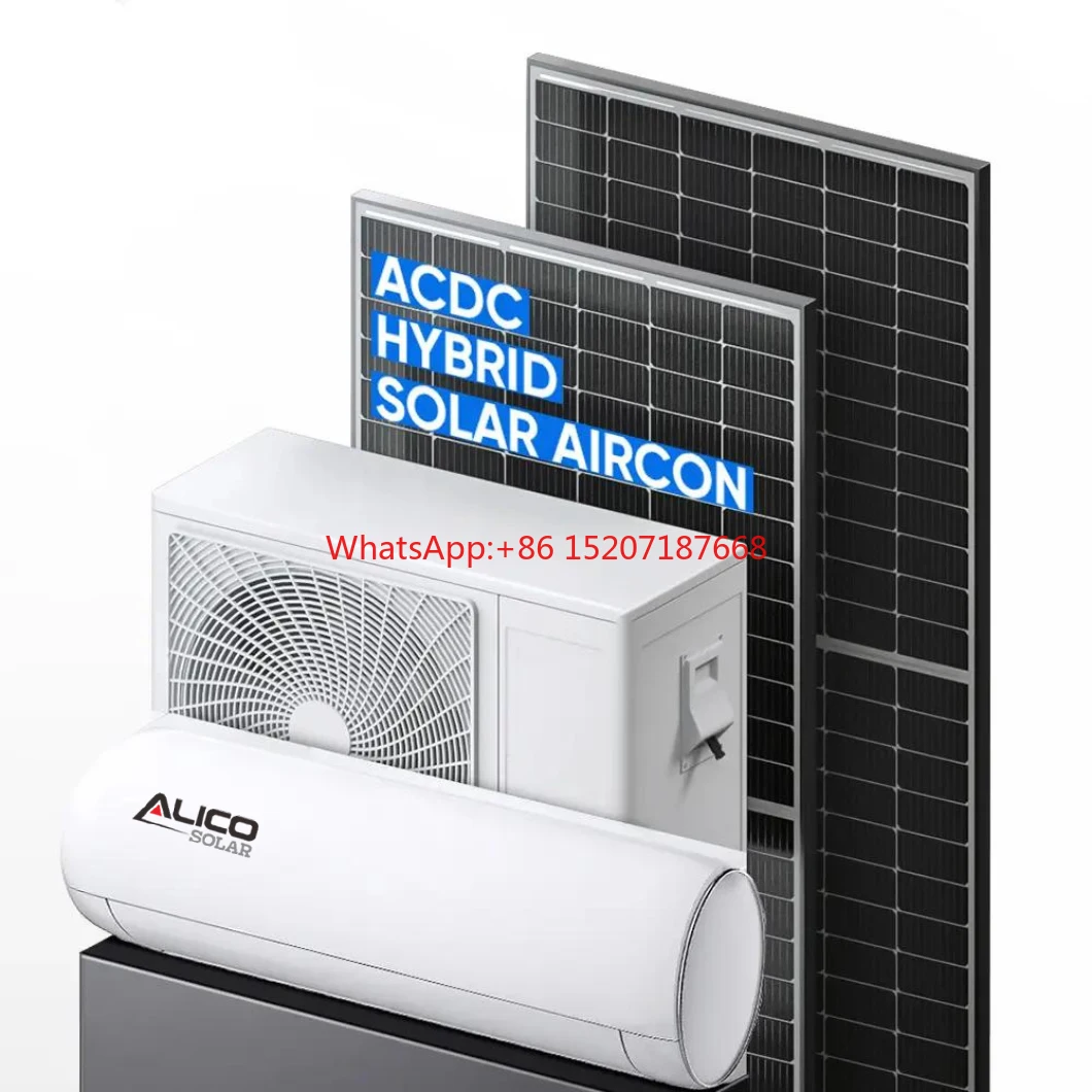 Power saving  9000Btu 12000Btu 18000Btu 24000Btu Smart Home AC/ DC Hybrid Solar Energy Systems Air Conditioner