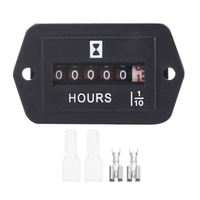 Mechanical Hour Meter Complete-Seal Timer Gauge-For Diesel-Gasoline Engine Generator HM002 Engine Maintenance Hour Meter