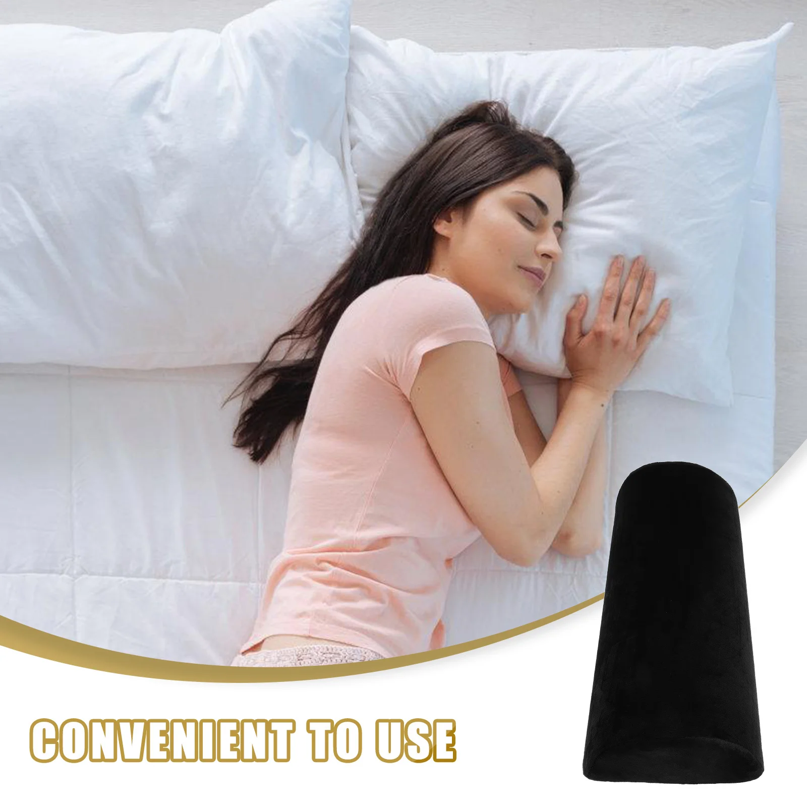 رغوة الذاكرة وسادة الركبة نصف دائري انفصال كرسي داعم للفقرات القطنية وسادة للساقين النساء الحوامل سيارة طائرة مكتب السفر #4