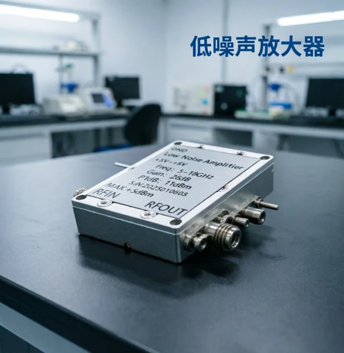 5-18GHz RF Low Noise Amplifier LNA RF Amplifier Gain 26dB Noise Figure 1.5dB