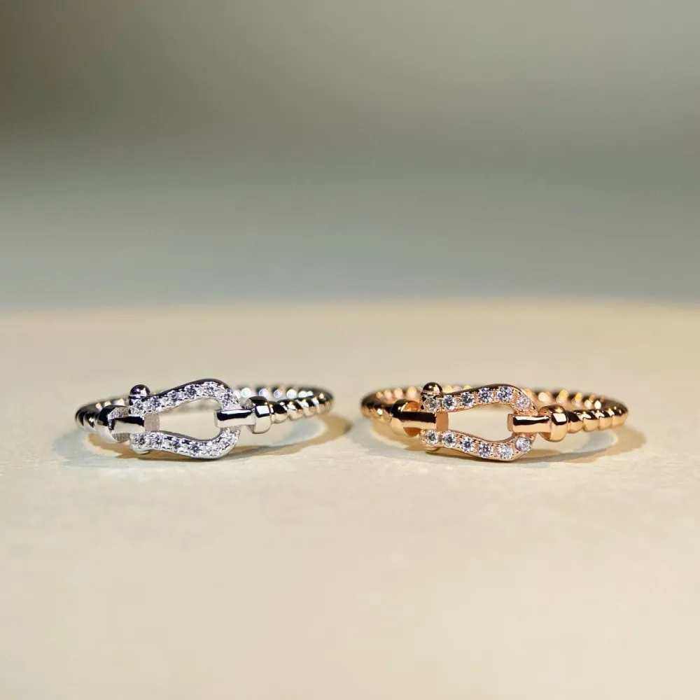 

925 Sterling Silver Sparkling High Carbon Diamonds Women's Ring - Rose Gold Plated Hollow Out Ring & Hiphop Party Jewelry Gift