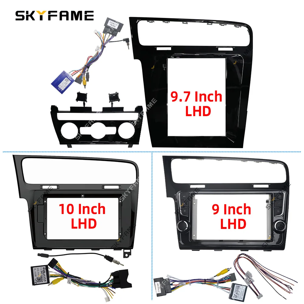

SKYFAME автомобильная рамка, лицевой адаптер, декодер Canbus Box, Android радиоприемник, комплект панели для приборной панели для Volkswagen Golf 7