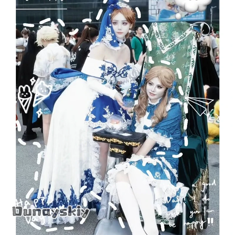 Disfraz de Dream ZS^Cosplay Identity V Perfumer Lawson, Elegante Vestido Lolita Vera Nair, Disfraz de Anime para Halloween, Fiesta de Disfraces