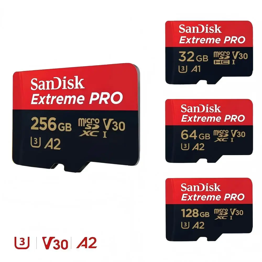 Oryginalna karta pamięci 32 GB–512 GB, klasa A2, U3, V30, szybka karta TF, klasa 10, do przechowywania plików w urządzeniach mobilnych. — 2