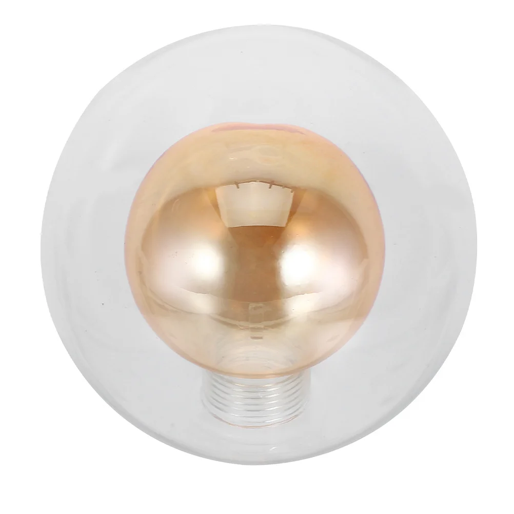 

Стеклянный глобус, абажур, прозрачный круглый прозрачный стеклянный шар для гостиной, столовой, спальни, кабинета, современный минималистичный кулон