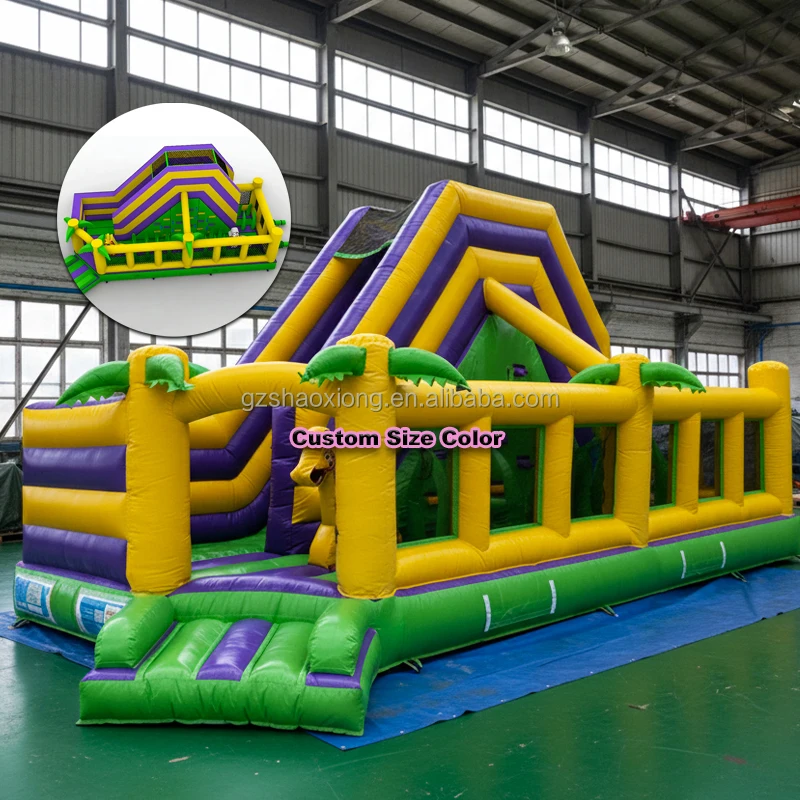 Outdoor Commercial Jumping Castle for Kids Animal Theme Park Bouncy Castle Inflatable Bounce House with Slide Combo Bouncer