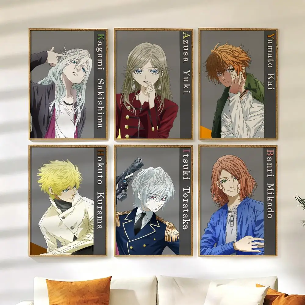 Anime P-Project Scard Poster Wall Stickers HD Painting Self Adhesive Art Decals for Bedroom Living Room Home Decor