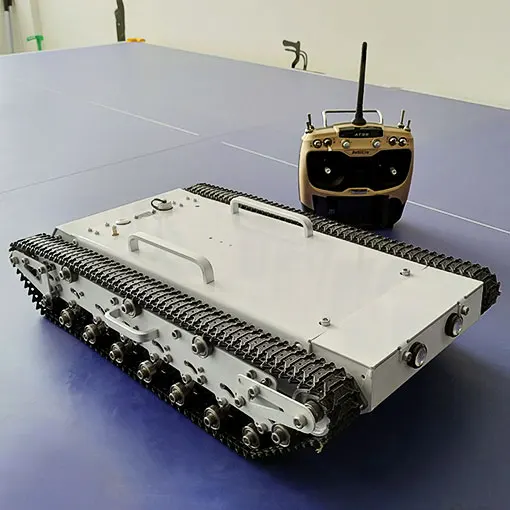 

20kg Payload Educational Rc Robotic Tank Tracked Robotic Crawler Small Rubber Track System