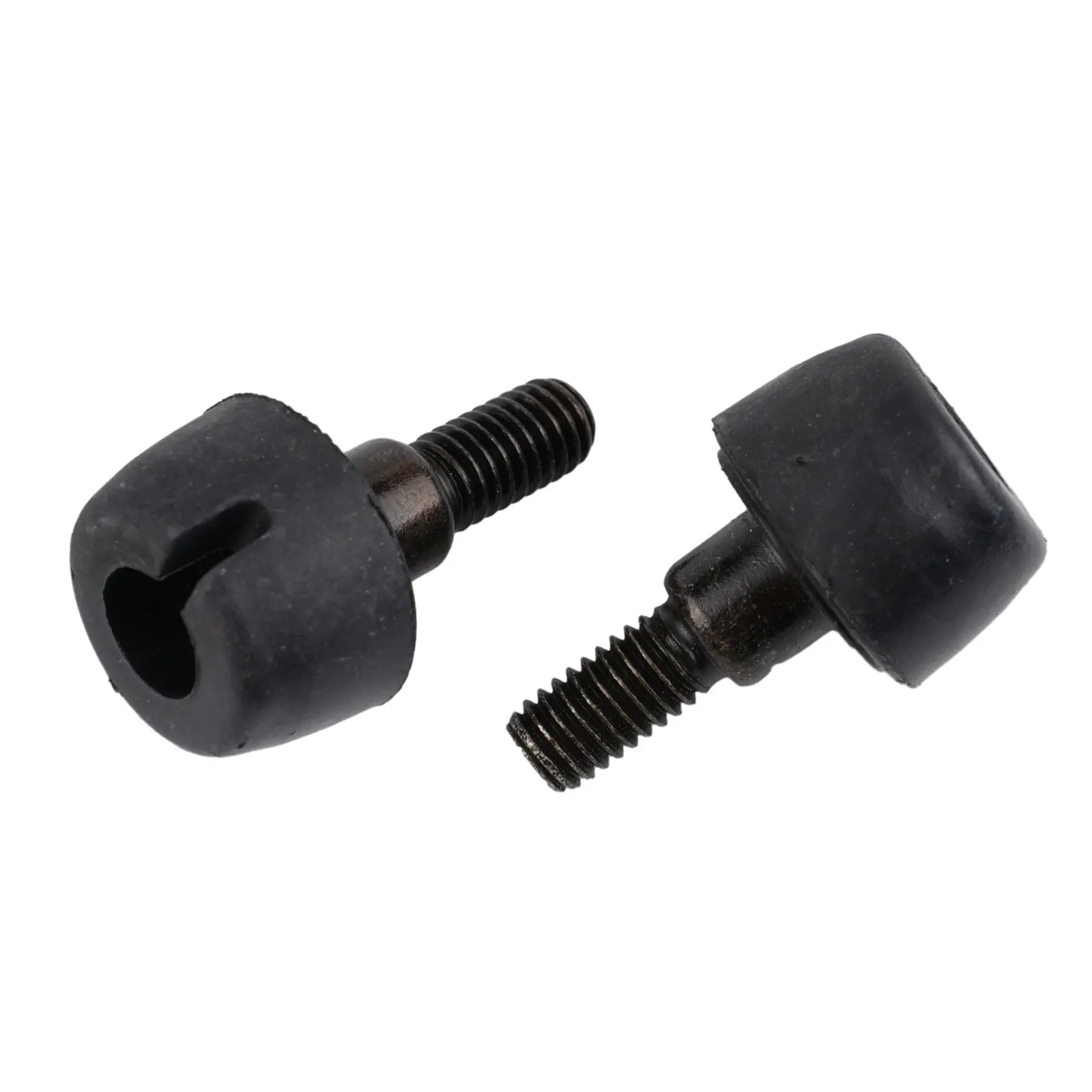 Bumper Grille Stop Screw Direct Replacement 2pcs Bumper Clip Stop Screw BUMPER Black Brushed Front Metal Rubber