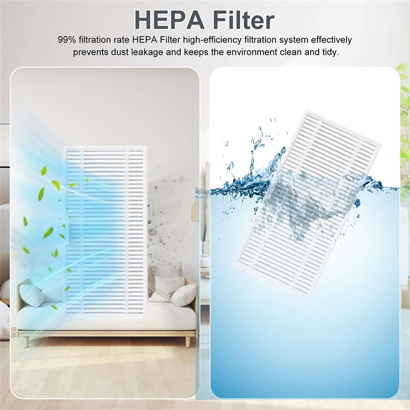 AT28-Für Eufy Omni C20 Roboter Staubsauger Ersatzteile Zubehör Mopp Tuch Staubbeutel Filter Wichtigsten Seite Pinsel