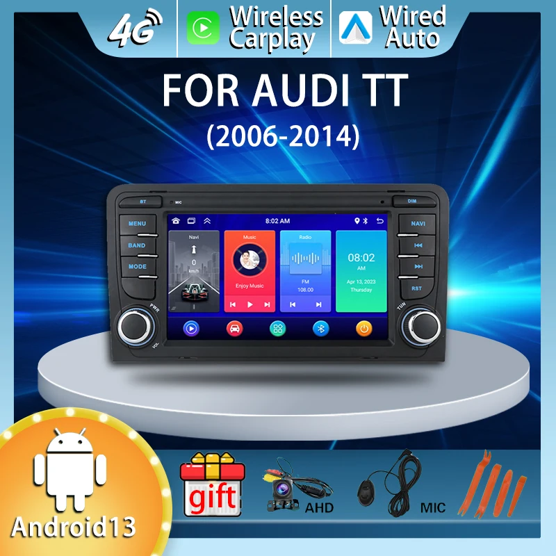 

7 Inch Wireless Carplay Android Auto Car Intelligent Systems for Audi A3 Car Radio Multimedia Player Autoradio 2 Din GPS Radio