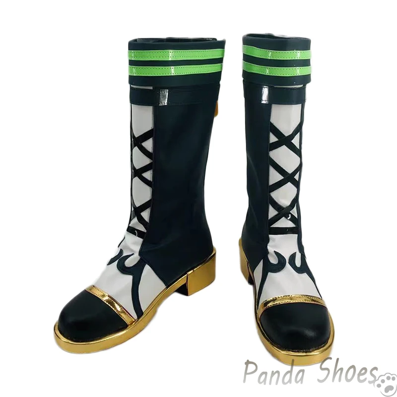 Genshinimpact Tighnari Cosplay Shoes Anime Game Cos Long Boots Tighnari Cosplay Costume Prop Shoes for Con Halloween Party