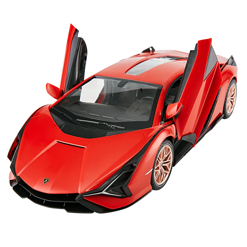 RASTAR Lamborghini Sian FKP37 RC Car Model 1:14 Car Model 600mAh Battery LED Lights OPen The Doors Auto Machine Toy For Adults