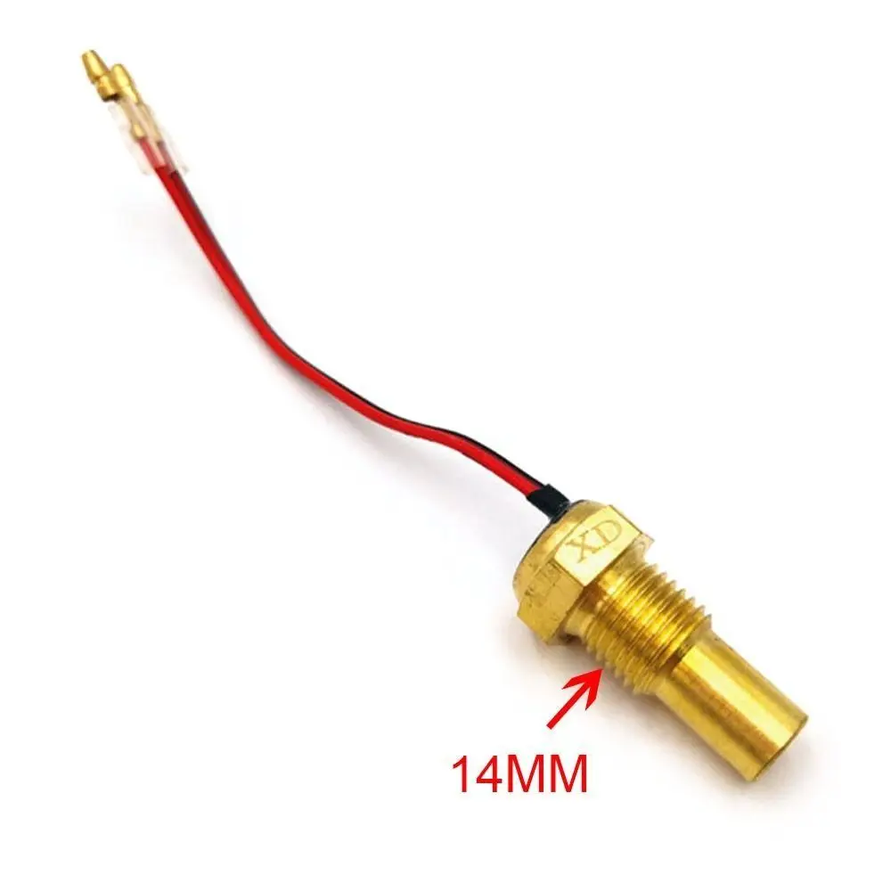 3/8 1/8 12V/24V For Car TruckGauge Temp Sender 50K Head Plug Water Temperature Sensor Digital Temperature Sensor