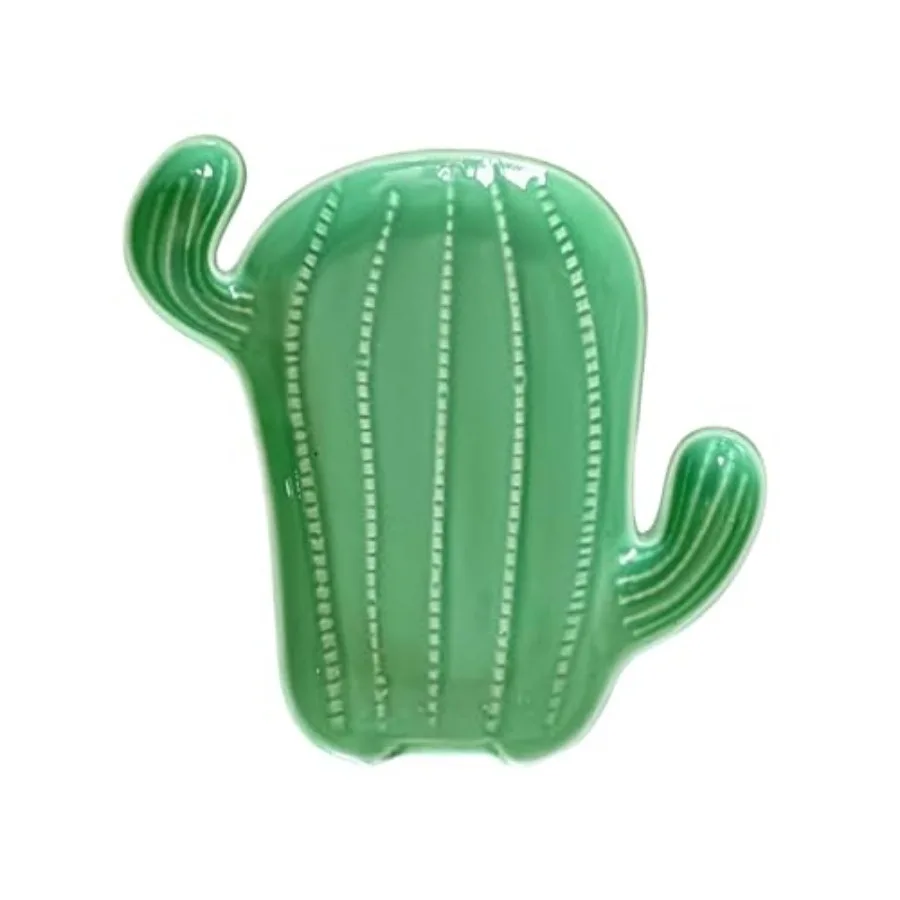 

Ceramic Spoon Rest for Stove Top Cactus Cute Spoon Rest for Kitchen Counter Cng Spoon Holder for Kitchen Counter Utensil Rest f