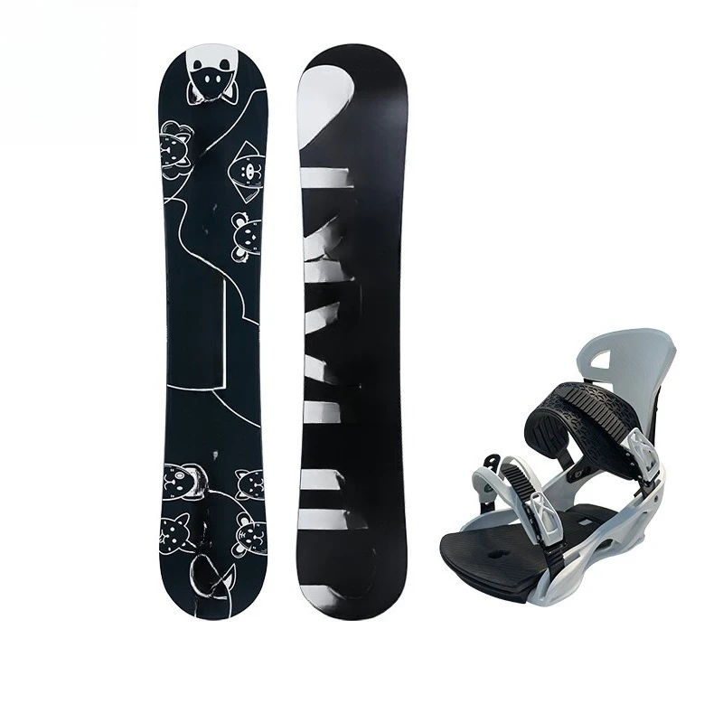 Professional grade snowboard flat cut figure eight