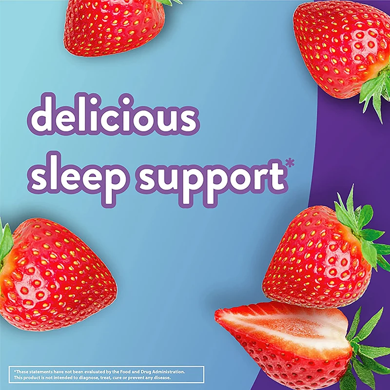 Melatonin Gummies 10 Mg - Fall Asleep Naturally, Fight Insomnia, Support Immunity, and Improve Rest Quality