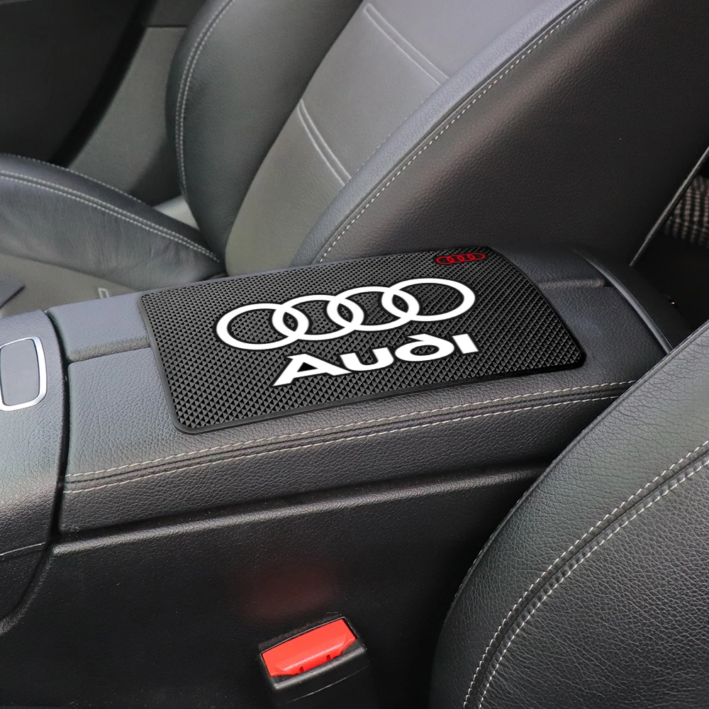 Car Interior Dashboard Phone Glasses Non-Slip Silicone Pads Sticky Mat For Audi Sline S4 S3 S5 RS 4 A6L A4L A2 A1 Q3 A3 Q7 A5 A7