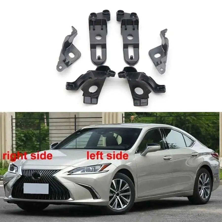 

For Lexus ES ES200 ES260 ES300 ES350 2018-2022 Car Headlight Repair Kit Bracket Repair Parts Paw Black Plastic Feet Fixed