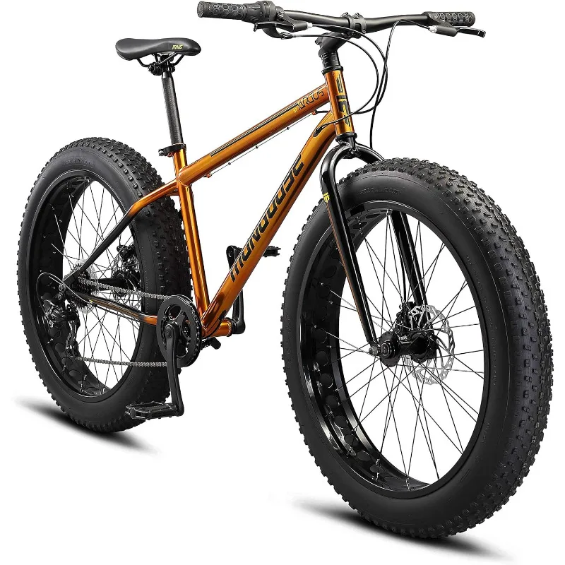 

Argus ST Fat Tire Mountain Bike, 26 Inch Bike for Kids and Adults, 7 Speed, Knobby Mountain Fat Tires, Mechanical Disc Brakes