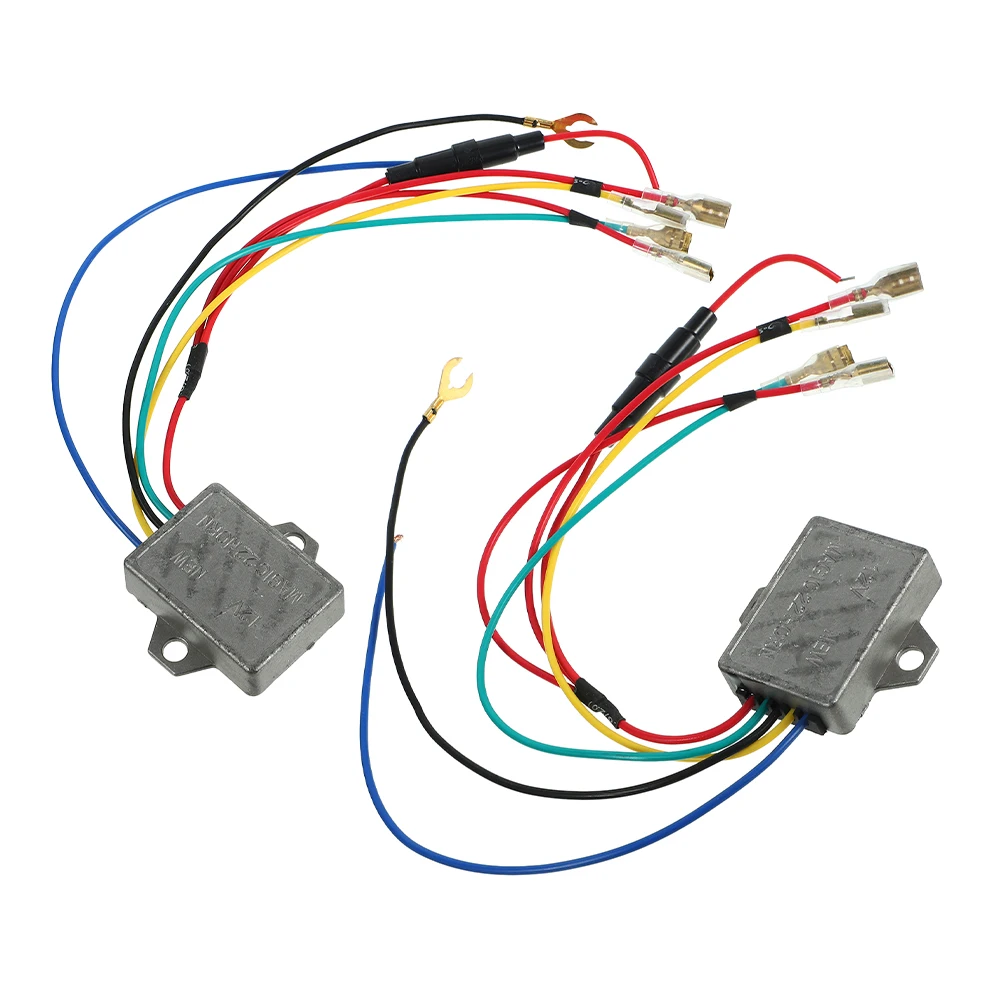 

2pcs Motorcycle Horn Controller Regulator Stabilizer Plastic Durable Compatible Electric Scooter Supplies Horn Stabilizer
