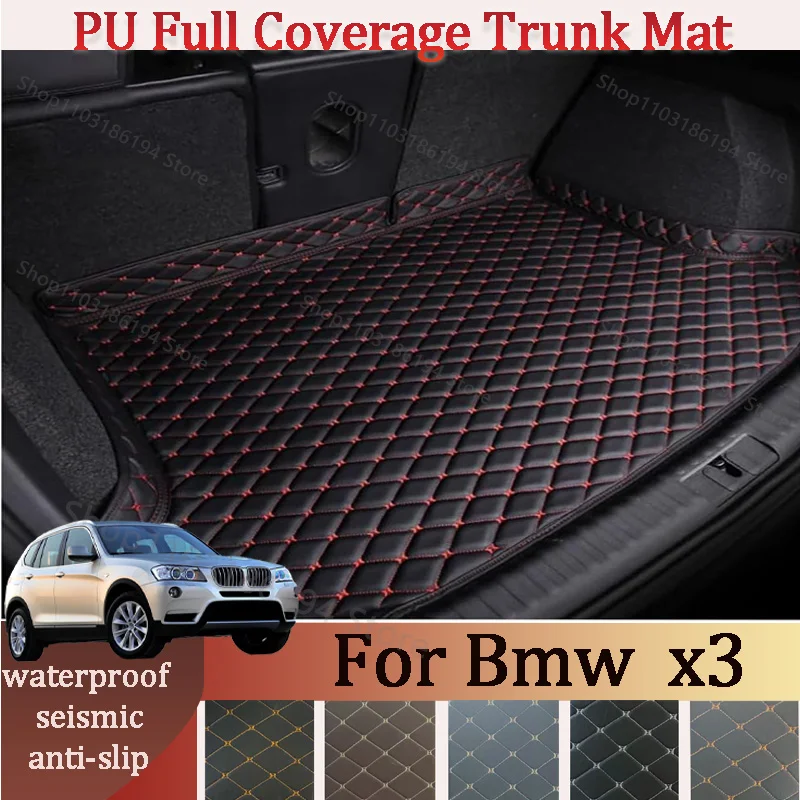 

Customized Car High Edge Trunk mat For Bmw x3 2011-2016 Car XPE Leather Waterproof Carpet mat Car Accessory Interior