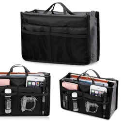 Borsa portaoggetti tasca da donna inserto da viaggio grande borsa Tote Organizer borsa ordinata borsa borsa Organizer per trucco custodia per telefono