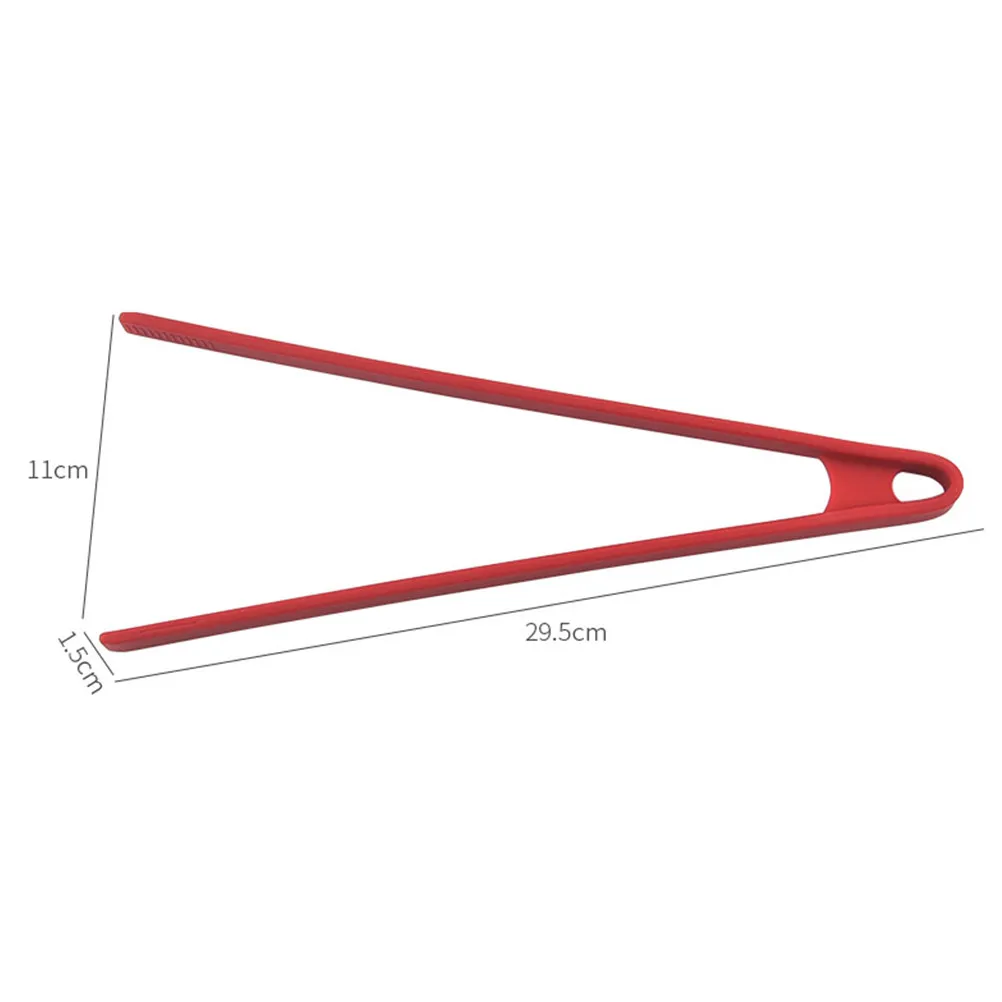 Silicone Food Tongs, Seamless One-Piece Design with Hanging Hook, Easy One-Hand Use for Grilling, Barbecue & Serving