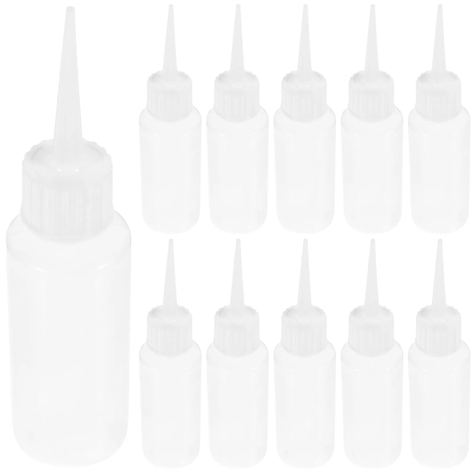 

20 Pcs Pointed Mouth Bottles Squeeze Liquid Dispense Glue Safe Polyethylene Lab Bottle Plastic Squeeze Bottles Storage Travel