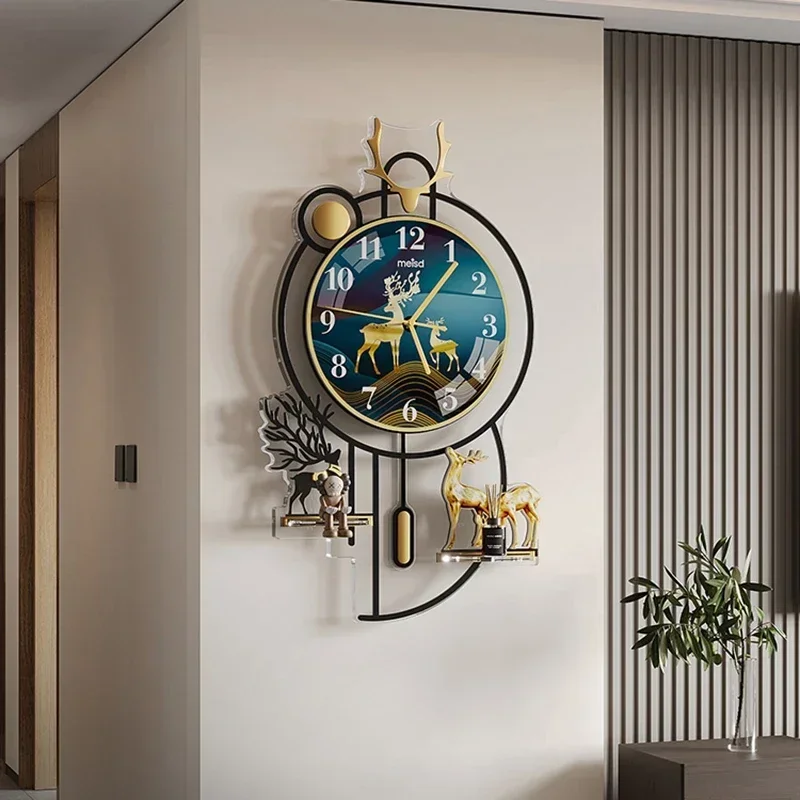 Modern Large Clock Wall Living Room Bedrooms Minimalist Fashion Restaurant Wall Clocks Nordic Relogio De Parede Home Design