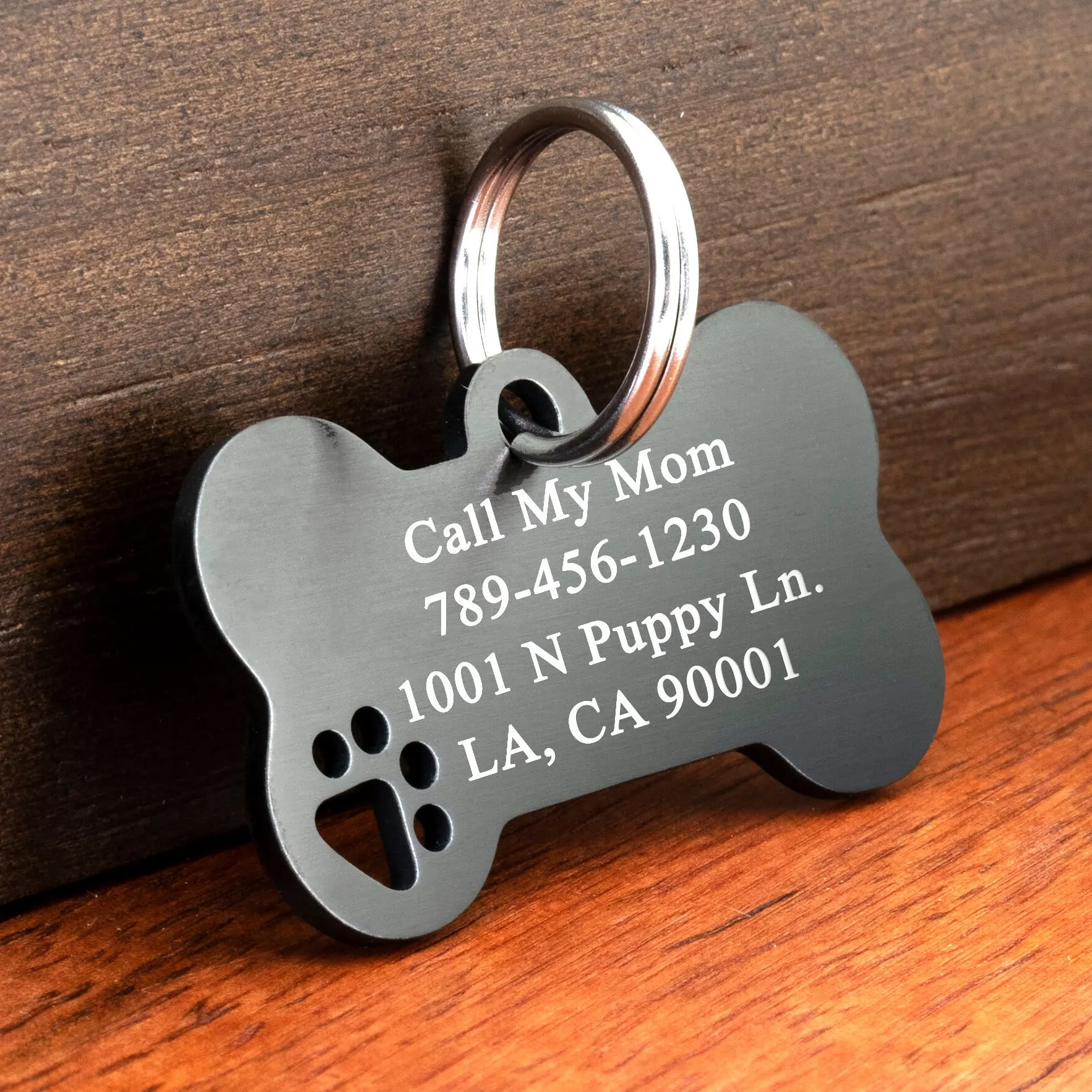 Personalized Pet Dog Tags Shiny Steel Free Engraving Kitten Puppy Anti-lost Collars Tag for Dog Cat Nameplate Pet Accessoires