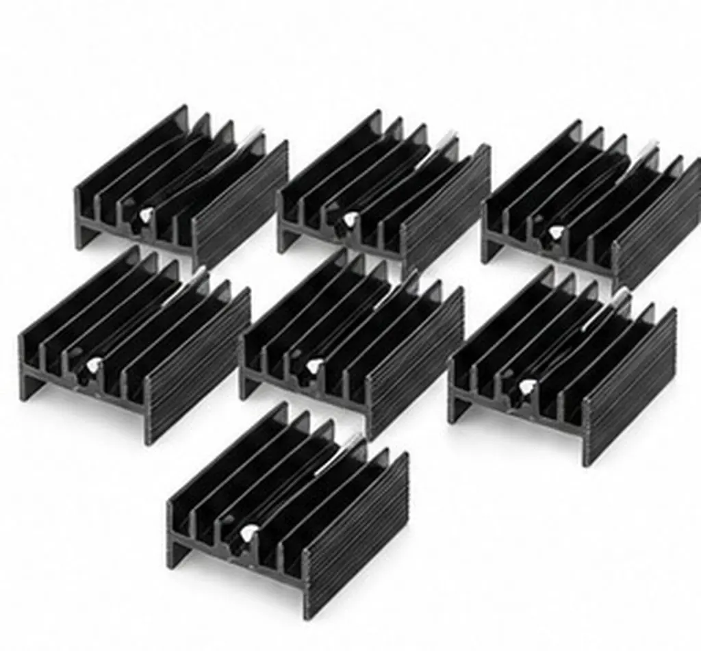 10pcs Aluminum Heat Sink Cooler Fins for TO-220 Power Semiconductor Voltage Regulator Thermal Management