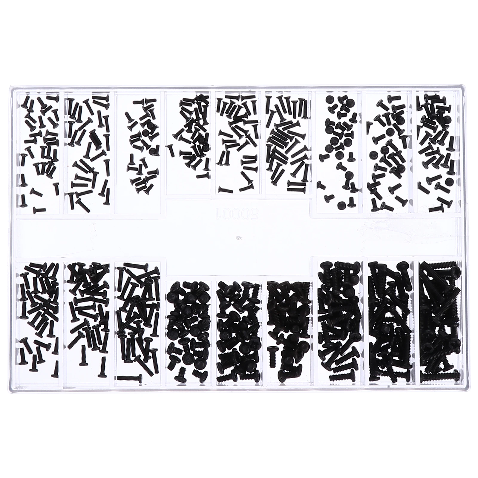 

1 set 18 Sizes Miniature Screw Kit Approx Small Steel Screws for Glasses Watch Repair Eyeglass Clock Corrosion