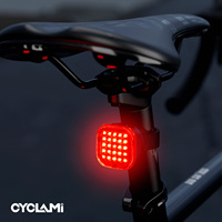 CYCLAMI Bike TailLight Smart Sensing MTB Road Bicycle Rear Light IPX6 Waterproof Type-C Charging Tail light Cycling Accessory