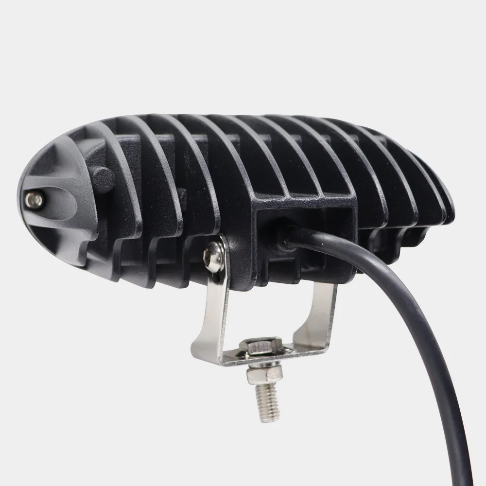 TCYATO Modified 6-inch Red and White Dual-color External Car Work Light on the Roof of an Off-road Vehicle