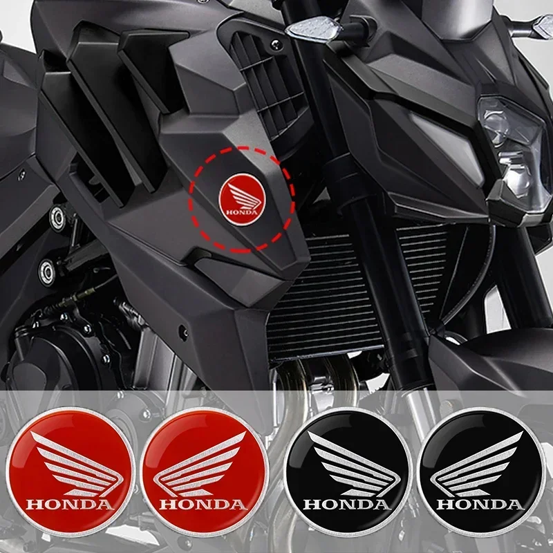 

3D Metal Motorcycle Decal Emblem LOGO circular decal For Honda CBR1000RR CBR600RR CB1000R CB1100 CB650F