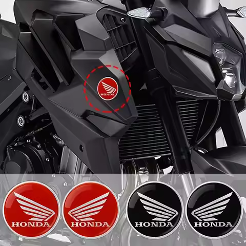 3D Metal Motorcycle Decal Emblem LOGO circular decal For Honda CBR1000RR CBR600RR CB1000R CB1100 CB650F