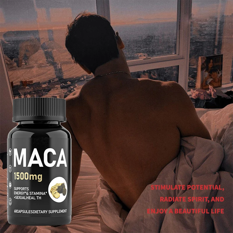 Maca Pill, increase size, hardness, improve strength, thicken, natural maca ginseng