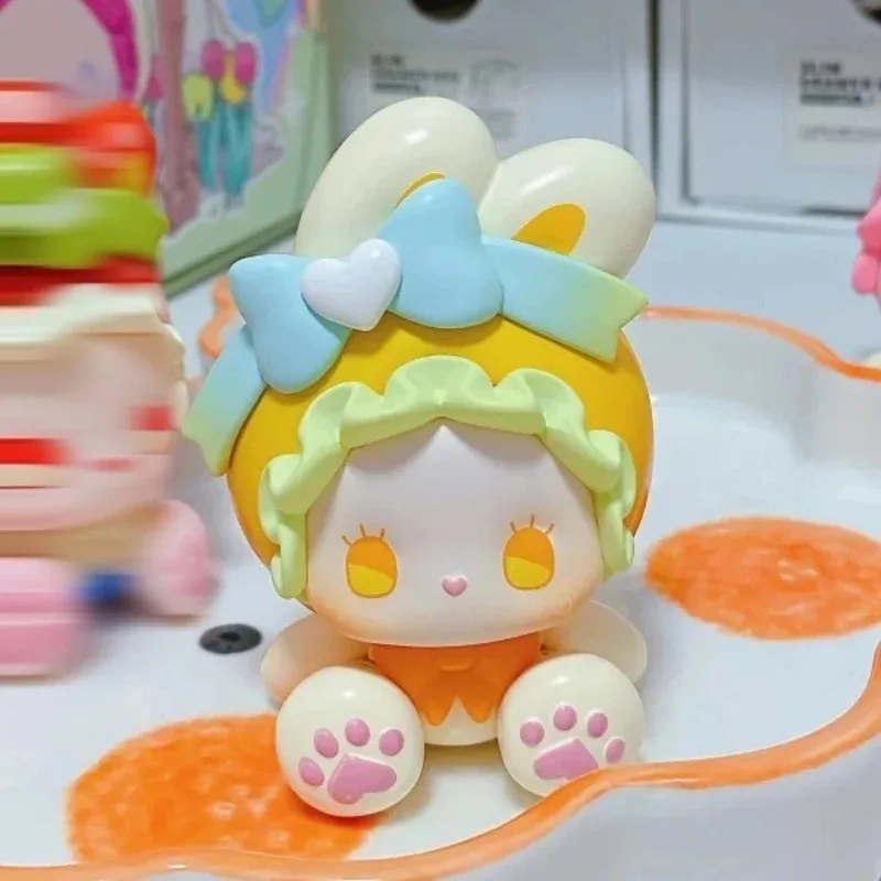EMMA ラビットコレクターシリーズ ブラインドボックス - かわいい手作りアクションフィギュアおもちゃモデル デスクデコレーションオーナメント ミステリーギフト 女の子向け