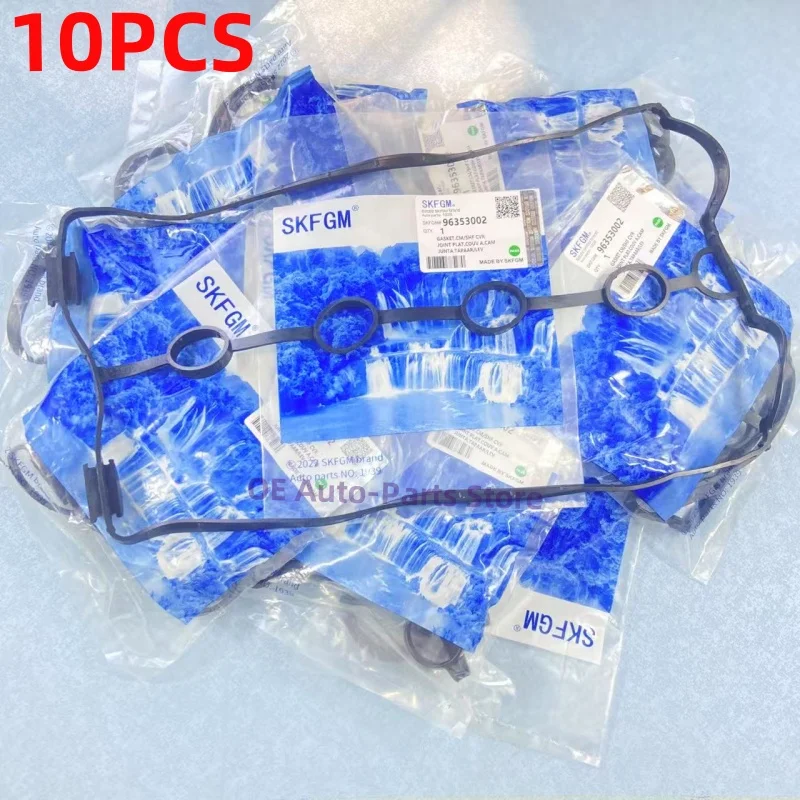 ~（10 Pieces）Engine Valve Cover Gasket For Chevolet Aveo Daewoo Lanos Buick Excelle 1.6L 96353002