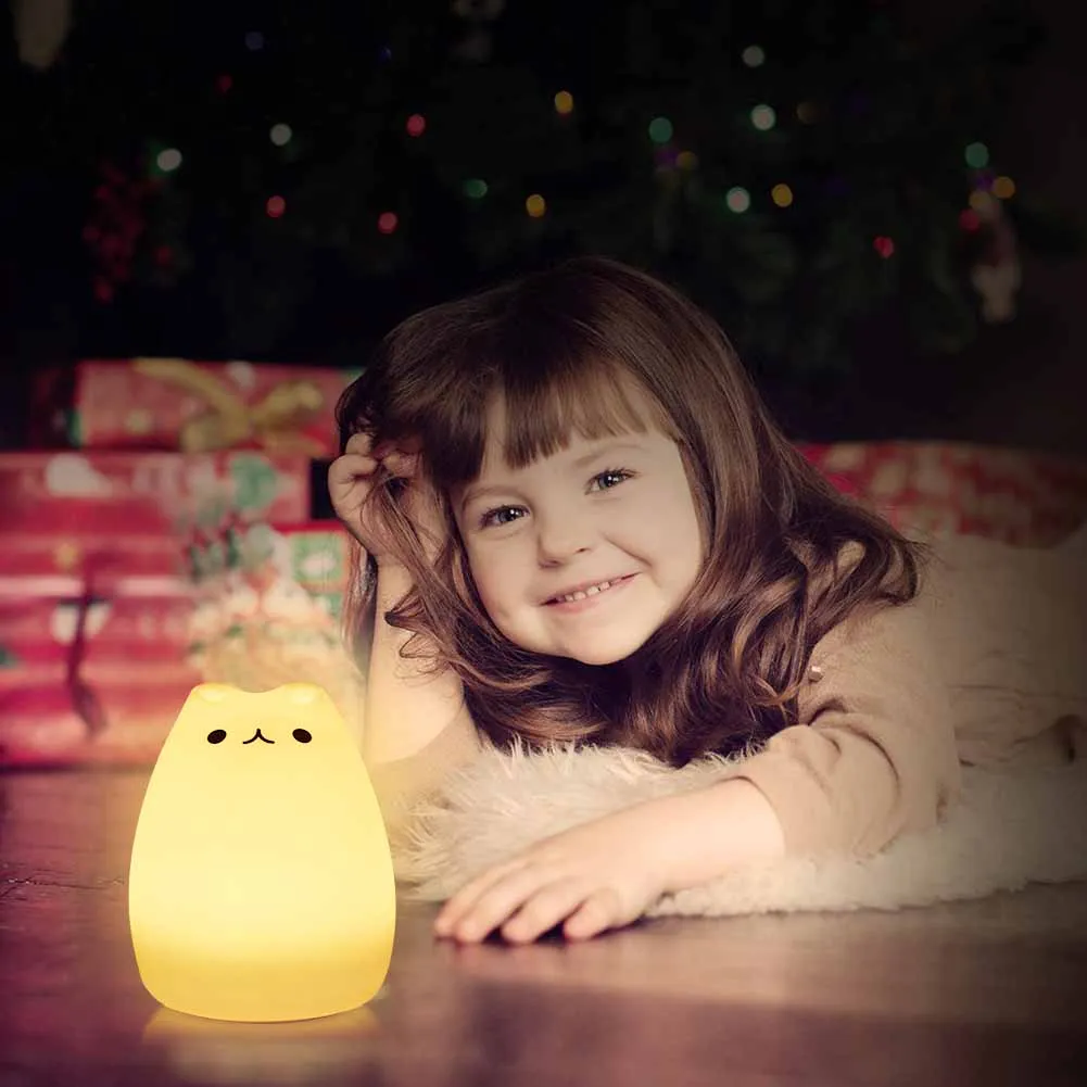 Night Light Normal White Light Mode Li Battery Built-in 7 COLOUR for Nursery Perfectas Children Night Light