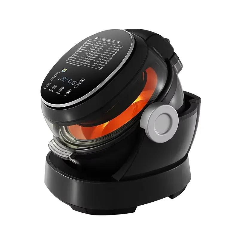 Digital Multifunctional Health Vision Oil-free Cooking Oven Home Appliances Home Intelligence Automatic Rolling Air Fryer