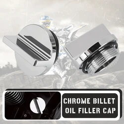 VN 800 Motorcycle CNC Chrome Billet Oil Filler Cap For Kawasaki Vulcan 800 Drifter VN800 Vulcan800 1995-2005 2004 2003 2002 2001