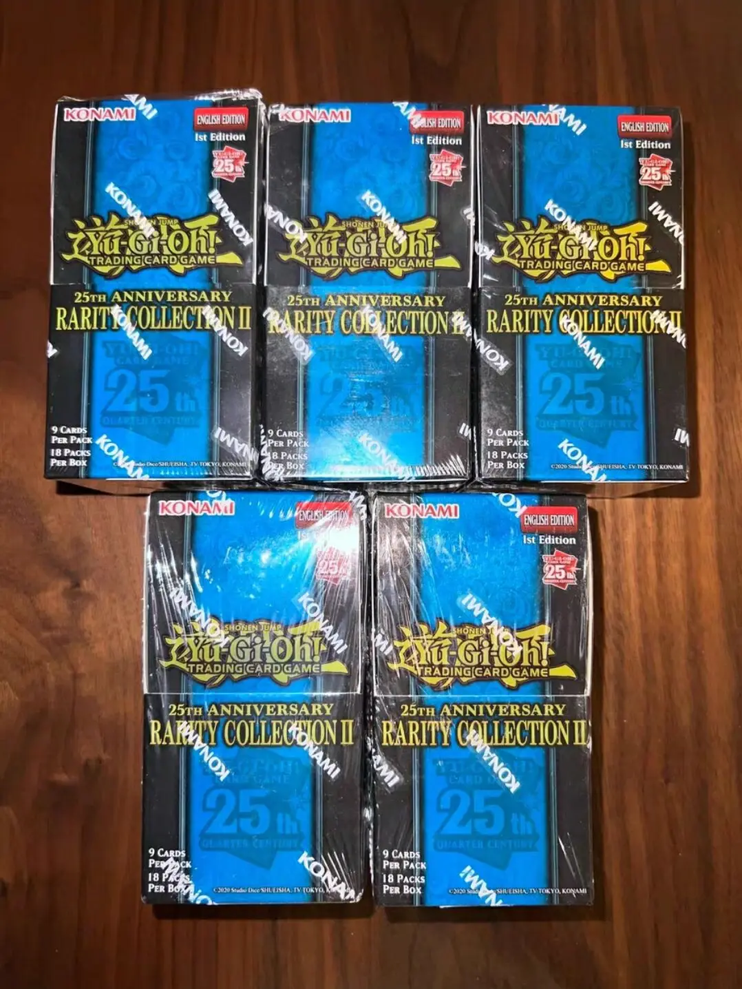 Yugioh Duel Monsters 25th Anniversary Rarity Collection II 1st Edition Booster RA02 English TCG Collection Sealed Booster Box