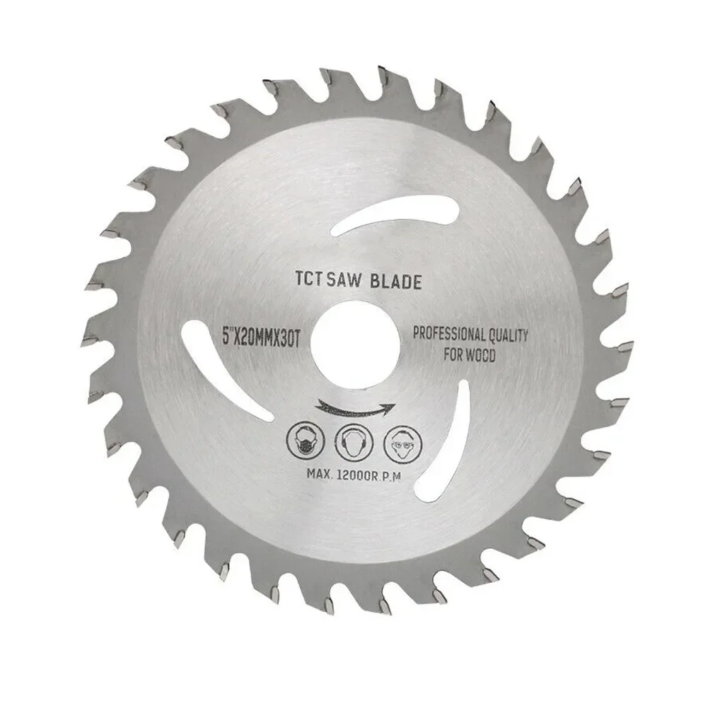 Lama per sega da 5 pollici 125mm TCT lama per sega circolare punta in metallo duro 30T taglio smerigliatrice disco strumento per la lavorazione del legno