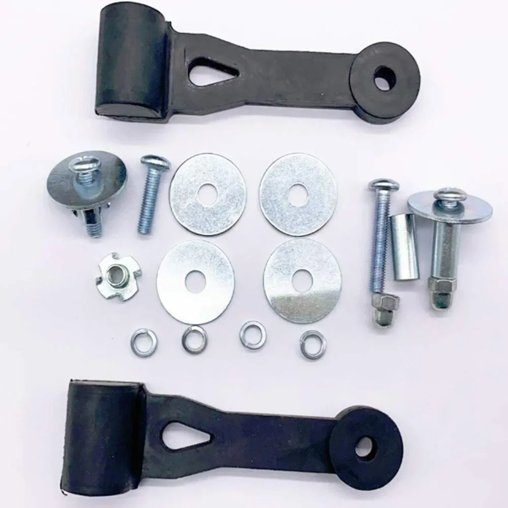 Robust Deck Tractor Hood Latch Compatible with Models like For 532109808X and 917249040 Complete Set of Installation Parts