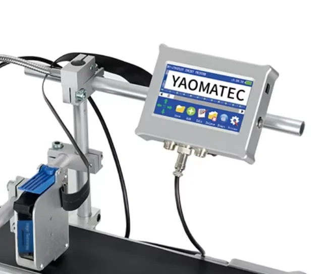 12.7mm 28 languages automatic coding machine mask Online Inkjet Printer Thermal Inkjet TIJ Printer for automatic conveyor belt