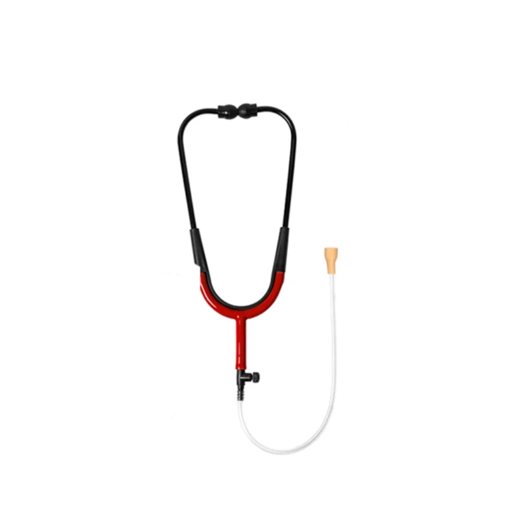 Listening Test Stethoscope Plastic Hearing Aid Listen Tube Stetoclip Stethoscope with Damper for Testing Hearing Aids Accessory