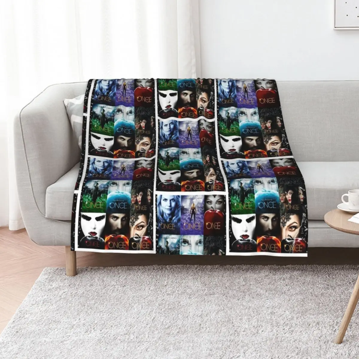 

Once upon a time Throw Blanket christmas decoration Decorative Beds valentine gift ideas anime Blankets